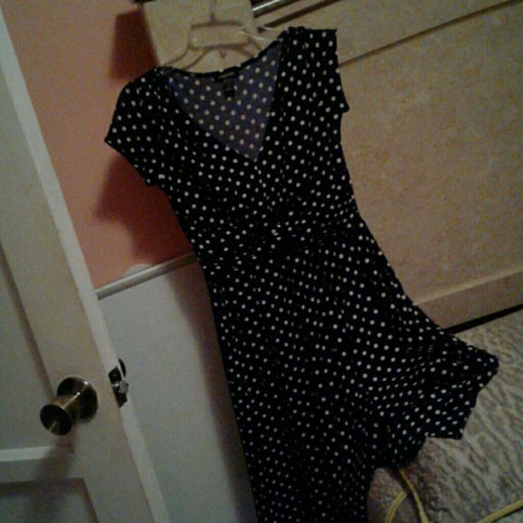 Blue dress with white - Picture 2 of 2